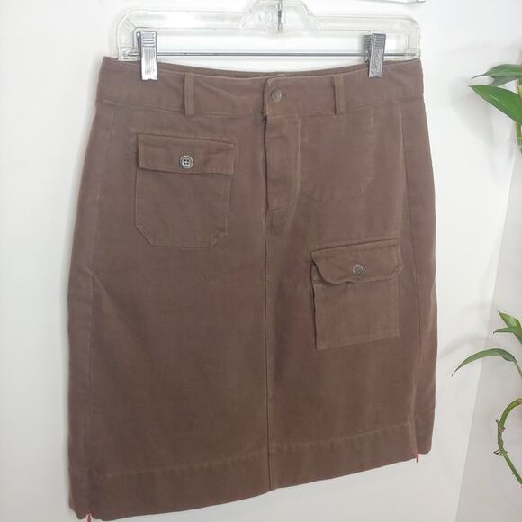 Searle Vintage Brown Utility Cargo Skirt, 4 - Picture 3 of 10